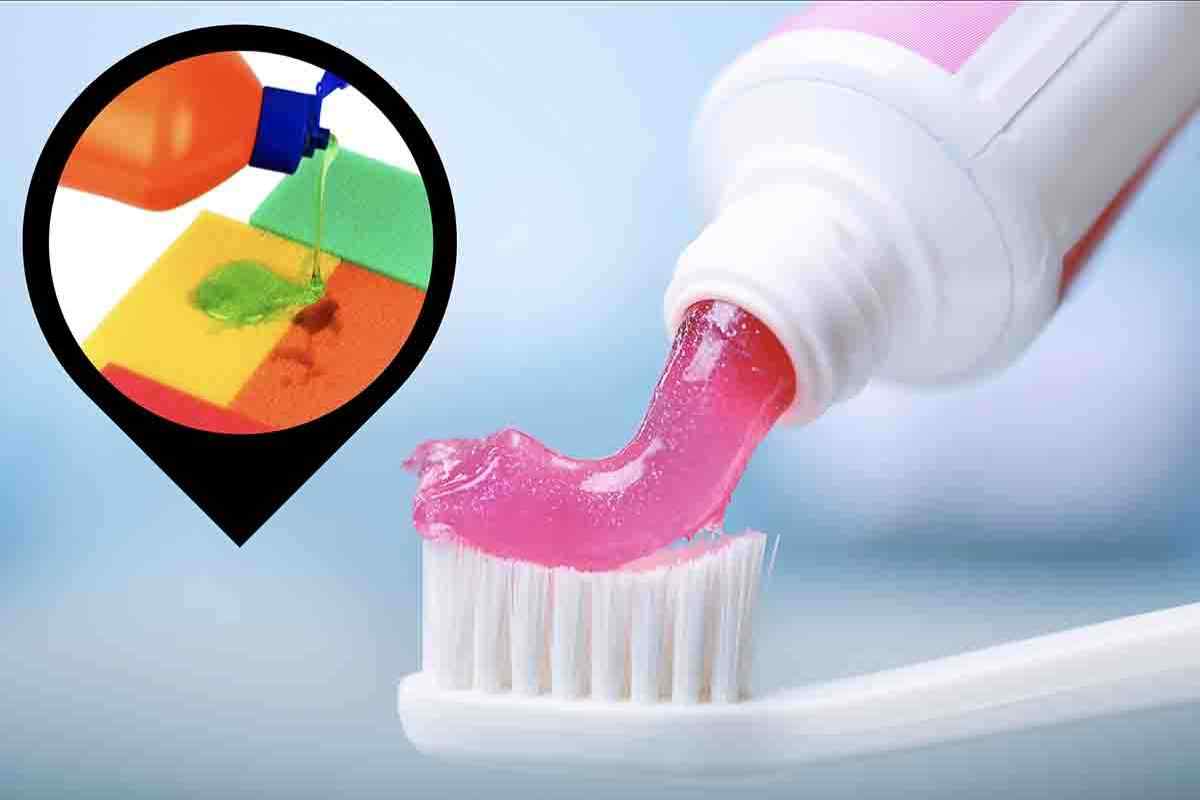 prodotto dentifricio detersivo